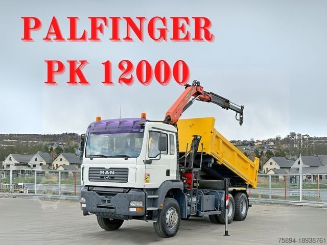 Teherautóra szerelt daru MAN TGA 33.350 * PK 12000  *6x4 * TOPZUSTAND