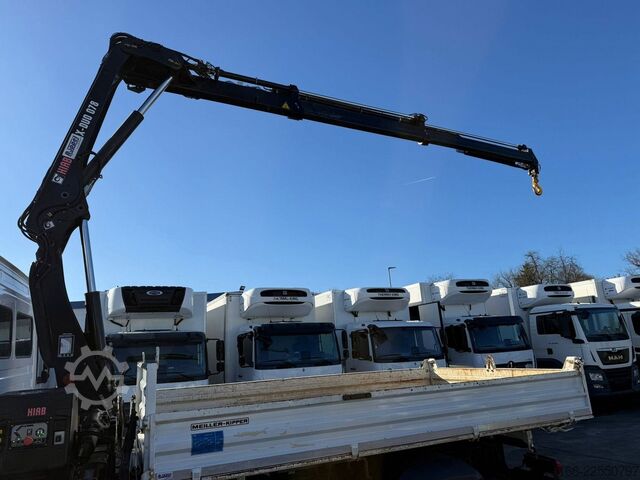 Tipvogn varebil MERCEDES-BENZ ATEGO 816 Kipper 3-Seiten*KRAN HIAB X 078*2xAHK