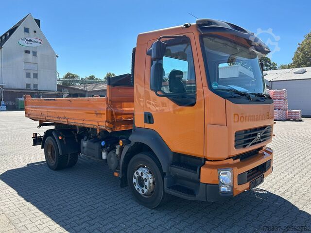 Üç taraflı damperli kamyon VOLVO FL 250 / Meiller / Euro 5 / Klima