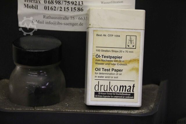 Kompresörler için yağ-su ayırma sistemi Drukomat drukomat 1