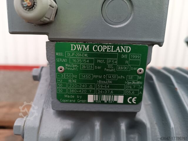 Het koelen Compressor, het Verwarmen Compressor DWM Coperland DLJP-20X-EWL