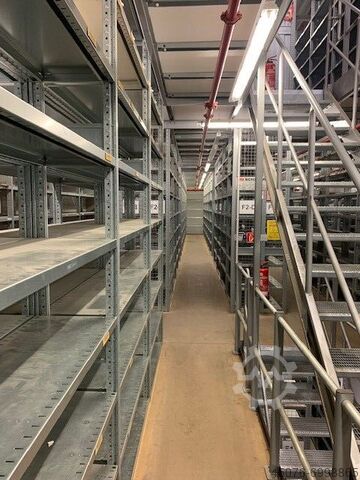 800 m² storage platform Schäfer R3000 3-storey 800 m² Lagerbühne Schäfer R3000  3-stöck 3 Stock Fachbodenanlage Schäfer