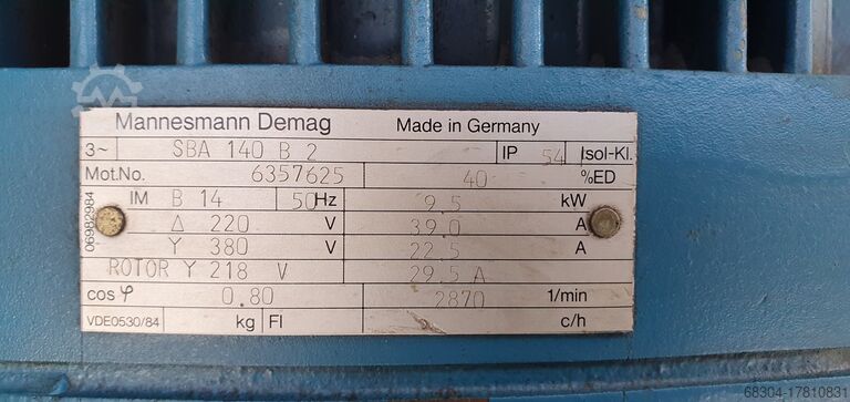 Kraanarm DEMAG SBA 100 / 125 / 140  - 8 Stück