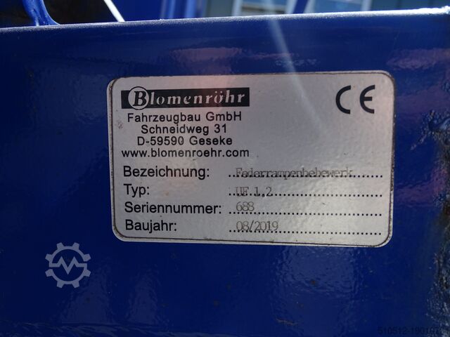 Dieplader aanhangwagen Blomenröhr 688/18000