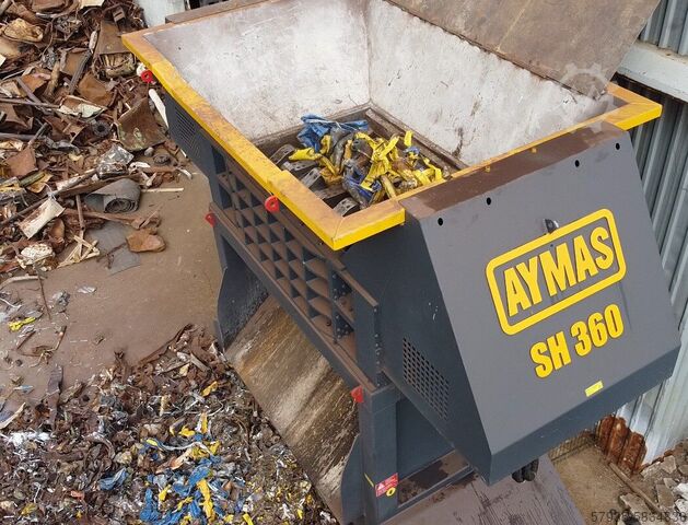 Shredder Aymas Recycling Machinery SH 180 Double Shaft Shredder
