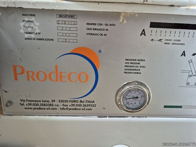 Štampa za briketiranje PRODECO E 70 ECO