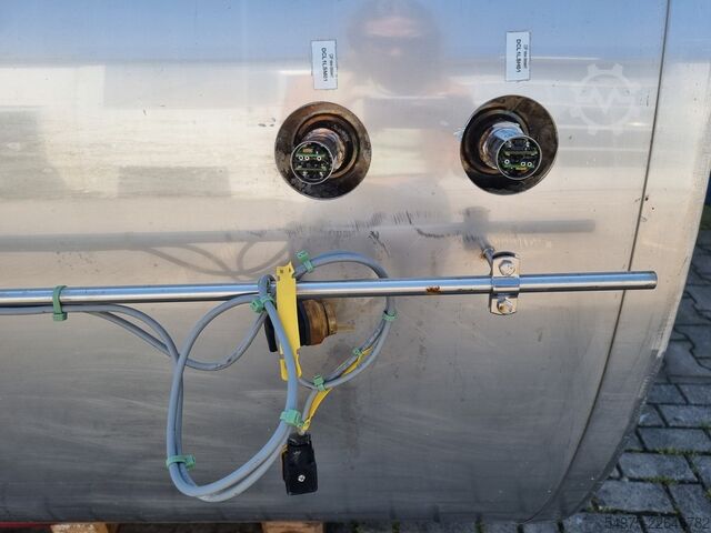 3800L rostfri tank med isolering  
