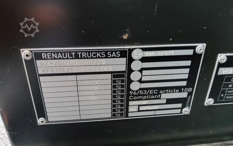 Standaard-SZM Renault T440 4x2 - 13 LITER SLEEPERCAB - EURO 6 - 77-BTD-9
