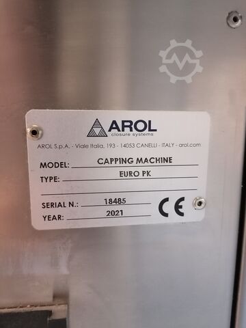 Máquina rotativa de tampagem AROL EURO PK