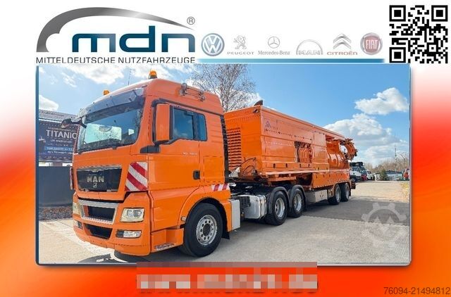 Vacuümtankwagen MAN Assmann Auflieger Saug-Druck-Kombi  / Recycler