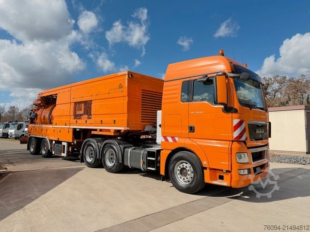 Vacuümtankwagen MAN Assmann Auflieger Saug-Druck-Kombi  / Recycler