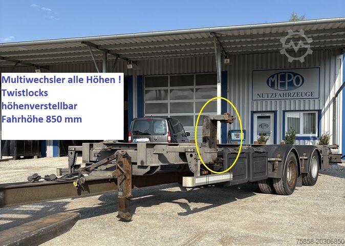 Anhänger-Wechselfahrgestell SOMMER Jumbo Multiwechsler alle Höhen Verzinkt