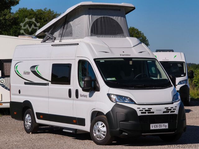 Kamper FORSTER Van 636 EB Flip mit Aufstelldach und Längsbetten