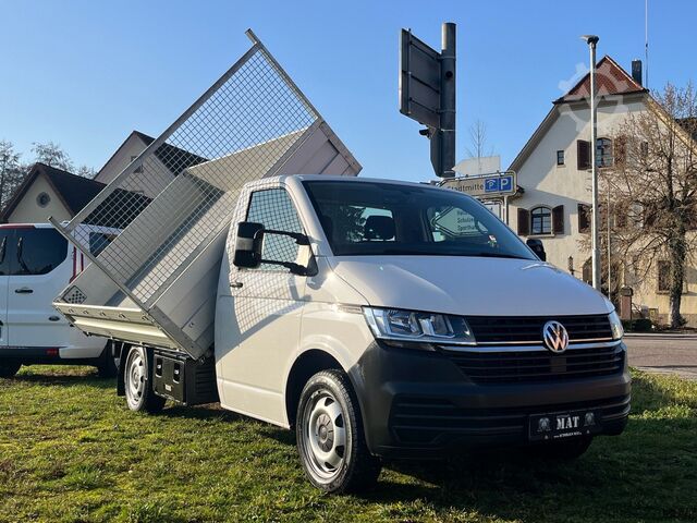Fourgon benne basculante VW T6.1 2.0 TDI 3X SEITENKIPPER DSG SHZ AHK 1.HAND