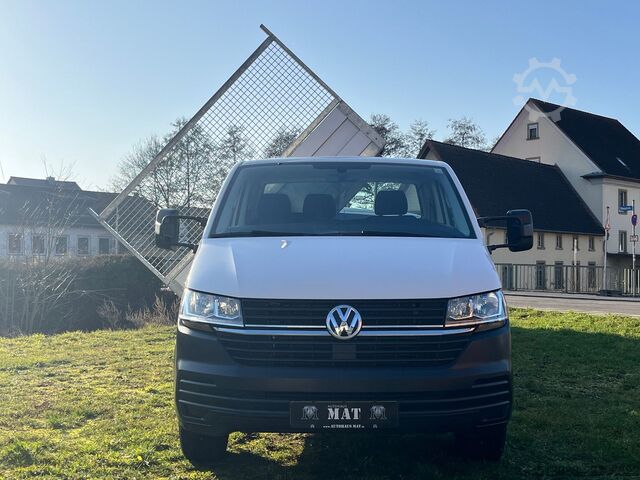 Fourgon benne basculante VW T6.1 2.0 TDI 3X SEITENKIPPER DSG SHZ AHK 1.HAND