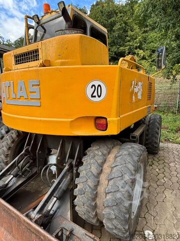 Pelle hydraulique sur pneus Atlas 1004 Atlas 1004