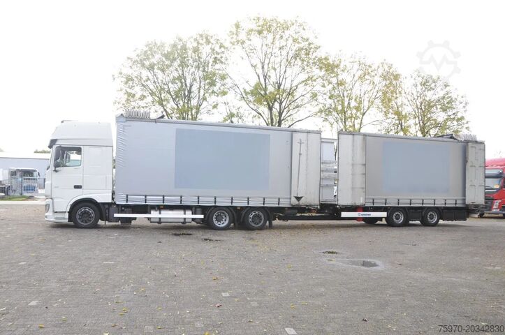 Schuifzeil DAF XF 480 SSC 6X2 RETARDER + KRONE 2018 VOLUME COMBI