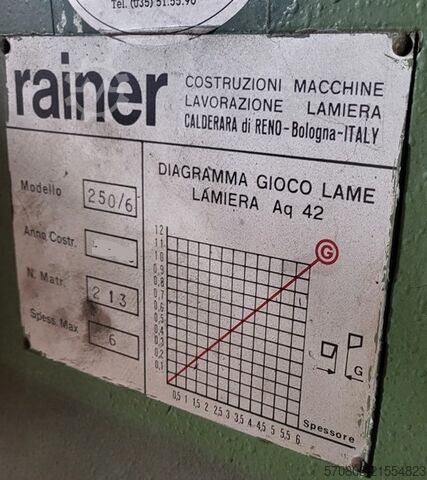 Kantovací stroj RAINER model 250/6 RAINER 250/6