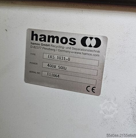 Electrostatic plastic separator Hamos EKS 1031