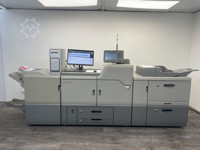 Impressora digital Ricoh Pro C7100 incl. Paperdeck, Booklet Finisher, Fiery