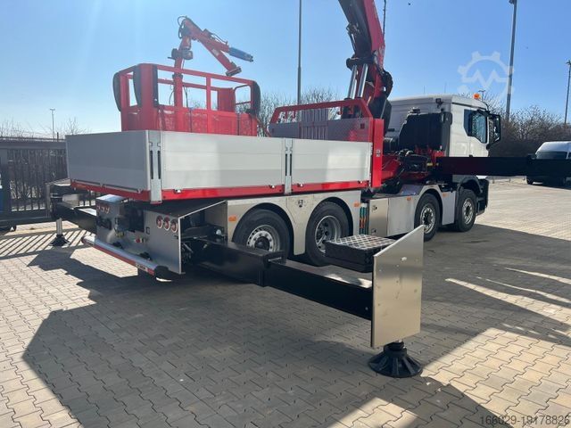 Vrachtauto met open laadbak MAN MAN 8x4 mit F1150RA.2.28 L616 Winde