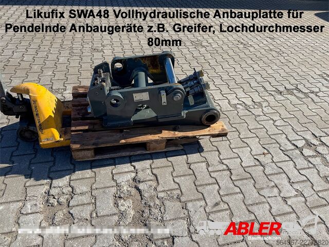 Attache rapide Liebherr SWA48 Vollhydr. Anbauplatte 80mm