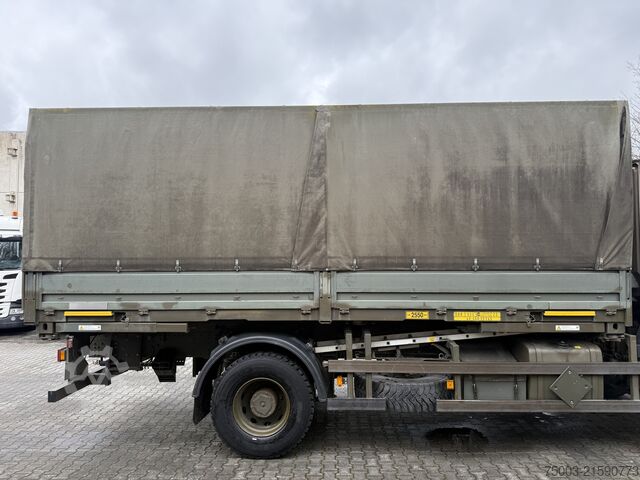 Φορτηγό πλατφόρμα με μουσαμά Iveco EuroTrakker 190E35W 4X4 Ex Armee
