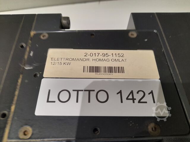 ELETTROMANDRINO HOMAG 12/15KW OMLAT 2-01 OMLAT 2-017-95-1152 - E13770M