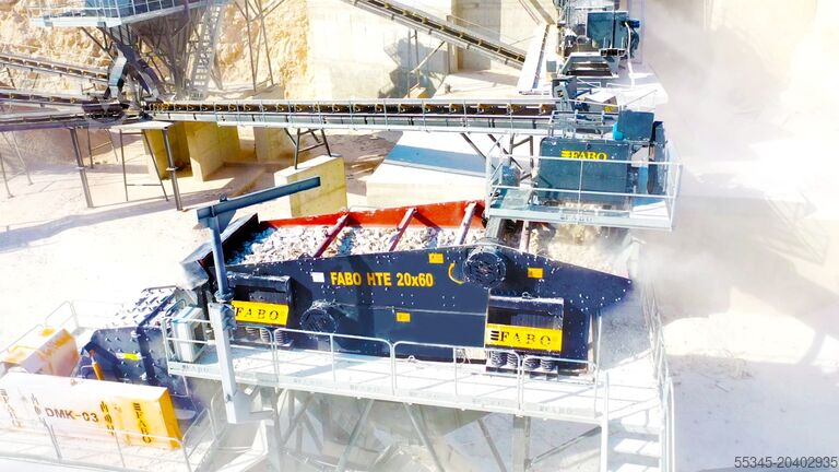 Crushing plant FABO Crushing Plant Stationary Crushing Plant 750 TPH