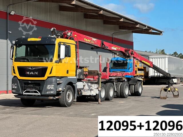 Autocarro forestale MAN TGX  33.540 6x4 BL  Langholz TAJFUN