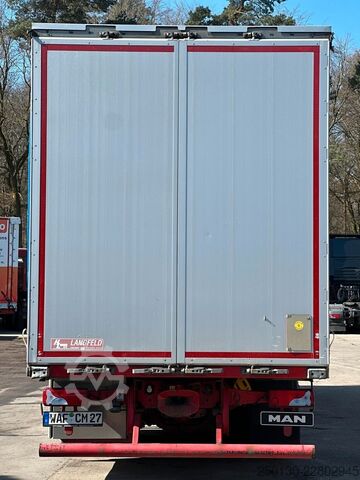 Autocarro con pianale e telone MAN TGX 26.440 6x2 BL Plane & Retarder /EDSCHA