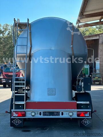 Semirimorchio silo FELDBINDER EUT 40.3 40m³, 2 Euter, Nachlauf-Lenkachse,