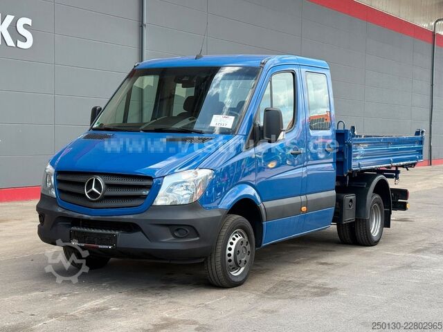 Furgone ribaltabile a tre lati MERCEDES-BENZ Sprinter DoKa MEILLER Dreiseitenkipper