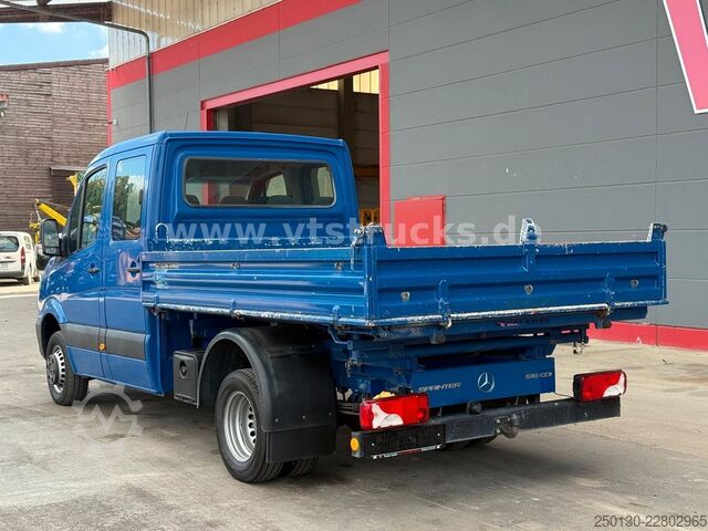Furgone ribaltabile a tre lati MERCEDES-BENZ Sprinter DoKa MEILLER Dreiseitenkipper