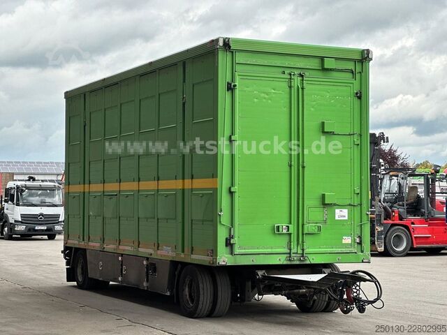 Hestetransporttrailer MENKE-JANZEN 3.Stock & Aggregat/Hubdach/BPW/54m²