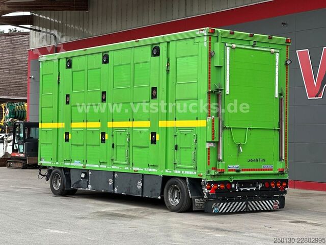 Hestetransporttrailer MENKE-JANZEN 3.Stock & Aggregat/Hubdach/BPW/54m²