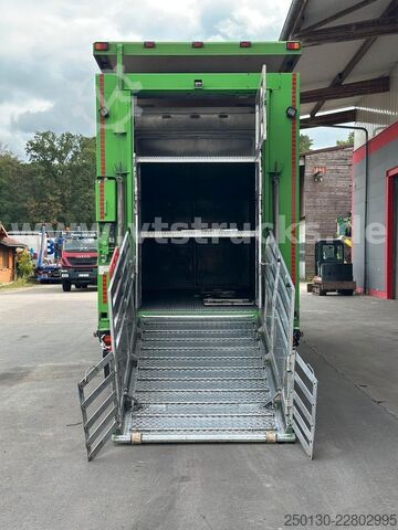 Hestetransporttrailer MENKE-JANZEN 3.Stock & Aggregat/Hubdach/BPW/54m²