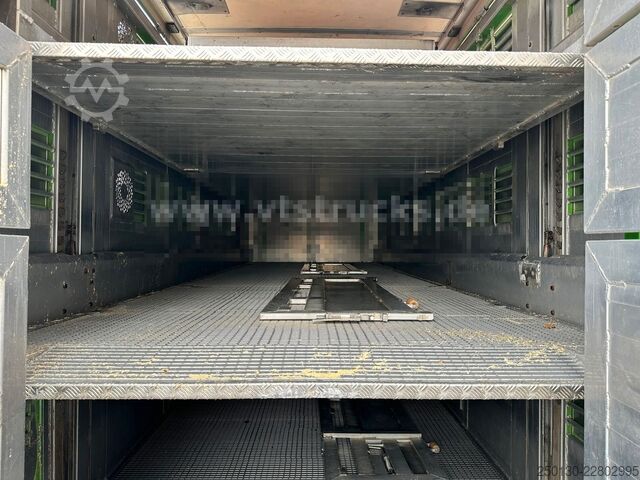 Hestetransporttrailer MENKE-JANZEN 3.Stock & Aggregat/Hubdach/BPW/54m²