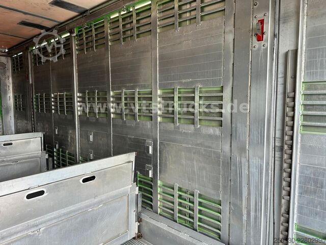Hestetransporttrailer MENKE-JANZEN 3.Stock & Aggregat/Hubdach/BPW/54m²