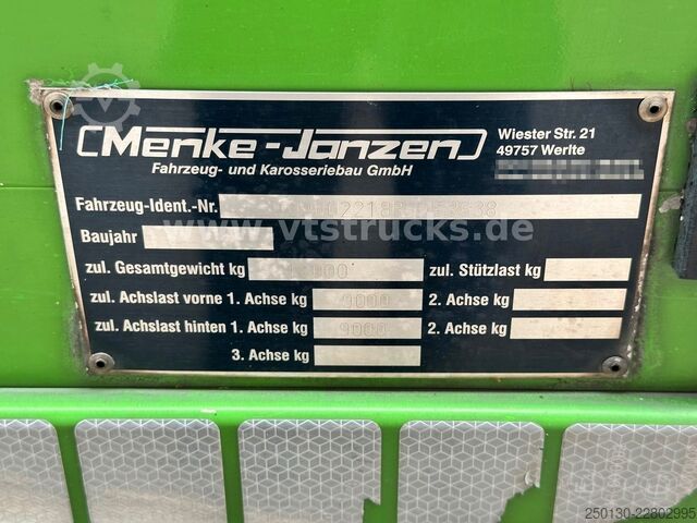 Hestetransporttrailer MENKE-JANZEN 3.Stock & Aggregat/Hubdach/BPW/54m²