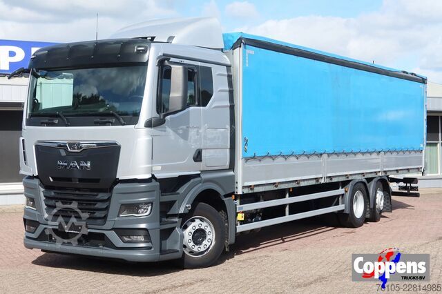 Glidende presenning MAN TGX 26.430 6x2  Huif + schuifdak , Full air, st...