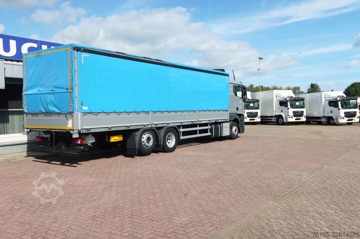 Glidende presenning MAN TGX 26.430 6x2  Huif + schuifdak , Full air, st...
