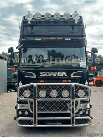 Camion benne à bras amovible SCANIA R730 V8 6x2 JOBA Abrollkipper