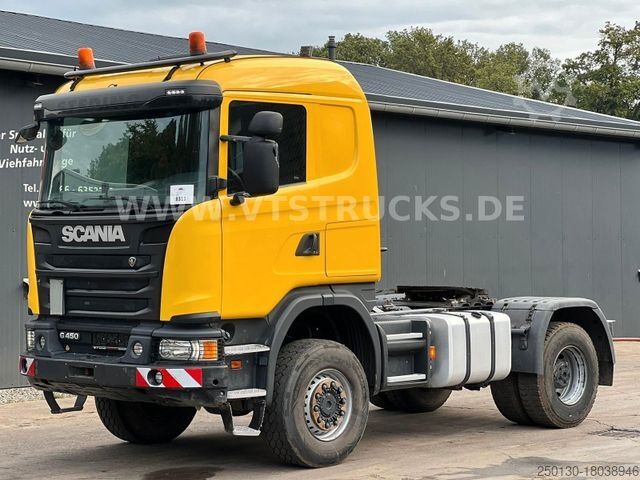 Standart çekici ünitesi SCANIA G450 4x4 Euro 6 SZM Kipphydraulik