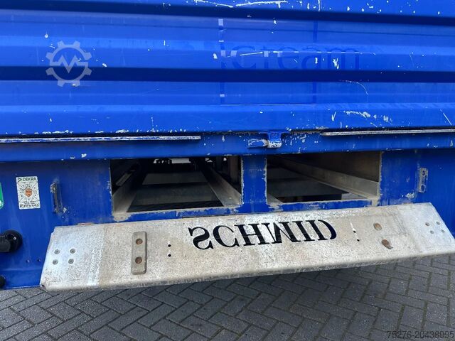 Dieplader Schmidt Tandem aanhanger TUE 135 AR
