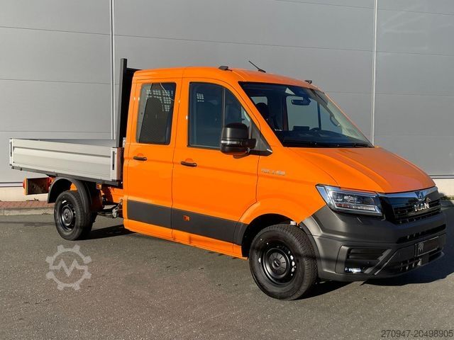 Pick-up skåpbil MAN TGE 3.160 Pritsche DOKA MR HECK AHK 3.5t ACC NAV