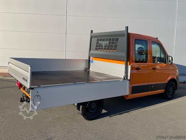 Pick-up skåpbil MAN TGE 3.160 Pritsche DOKA MR HECK AHK 3.5t ACC NAV