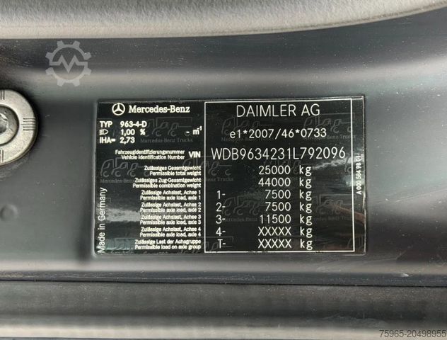 Standard tractor unit MERCEDES-BENZ Actros 2045 EURO 6 FULL SPOILER 778.000 KM NL-TR