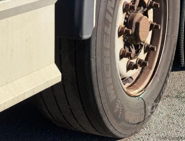 Open semitrailer with tarp FLIEGL SDS 350 LIFT AXLE DISC BRAKES SLIDING SIDES + RO