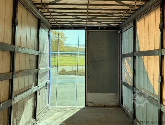 Open oplegger met zeil FLIEGL SDS 350 LIFT AXLE DISC BRAKES SLIDING SIDES + RO